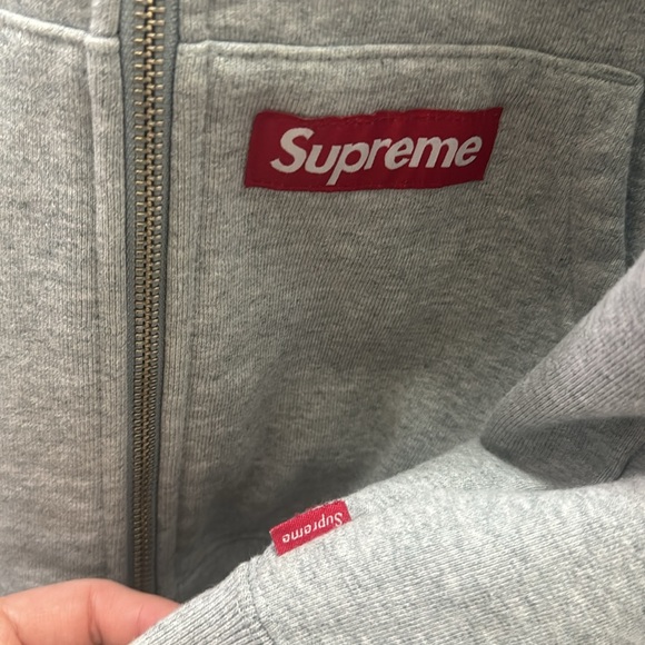 Supreme Double Hood Facemask Zip Up Hooded Sweatshirt - Picture 5 of 10